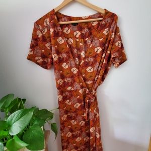 Topshop maxi wrap dress